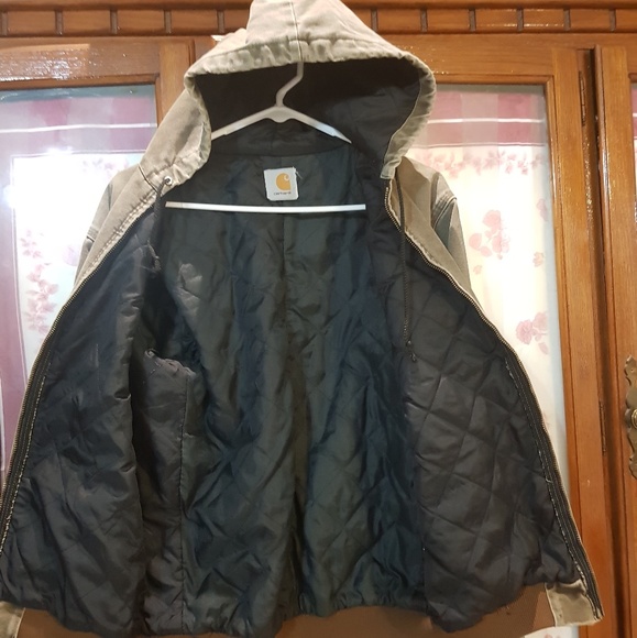 🚫SOLD🚫Vintage Carhartt Denim hoodie Jacket - Picture 6 of 6